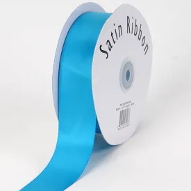 Turquoise - Satin Ribbon Single Face - ( W: 7/8 Inch | L: 100 Yards )