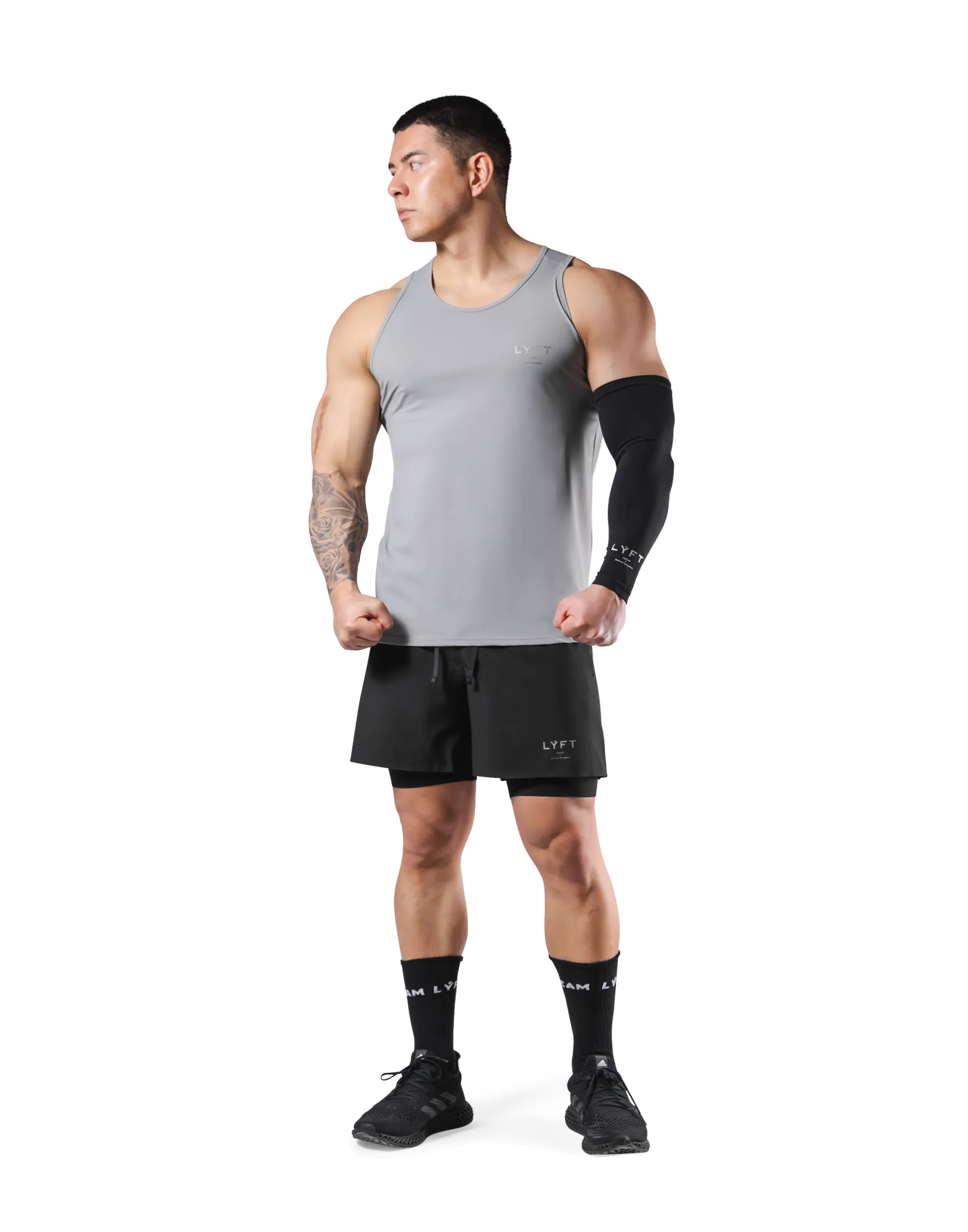 Waffle Stretch Standard Tanktop - Grey