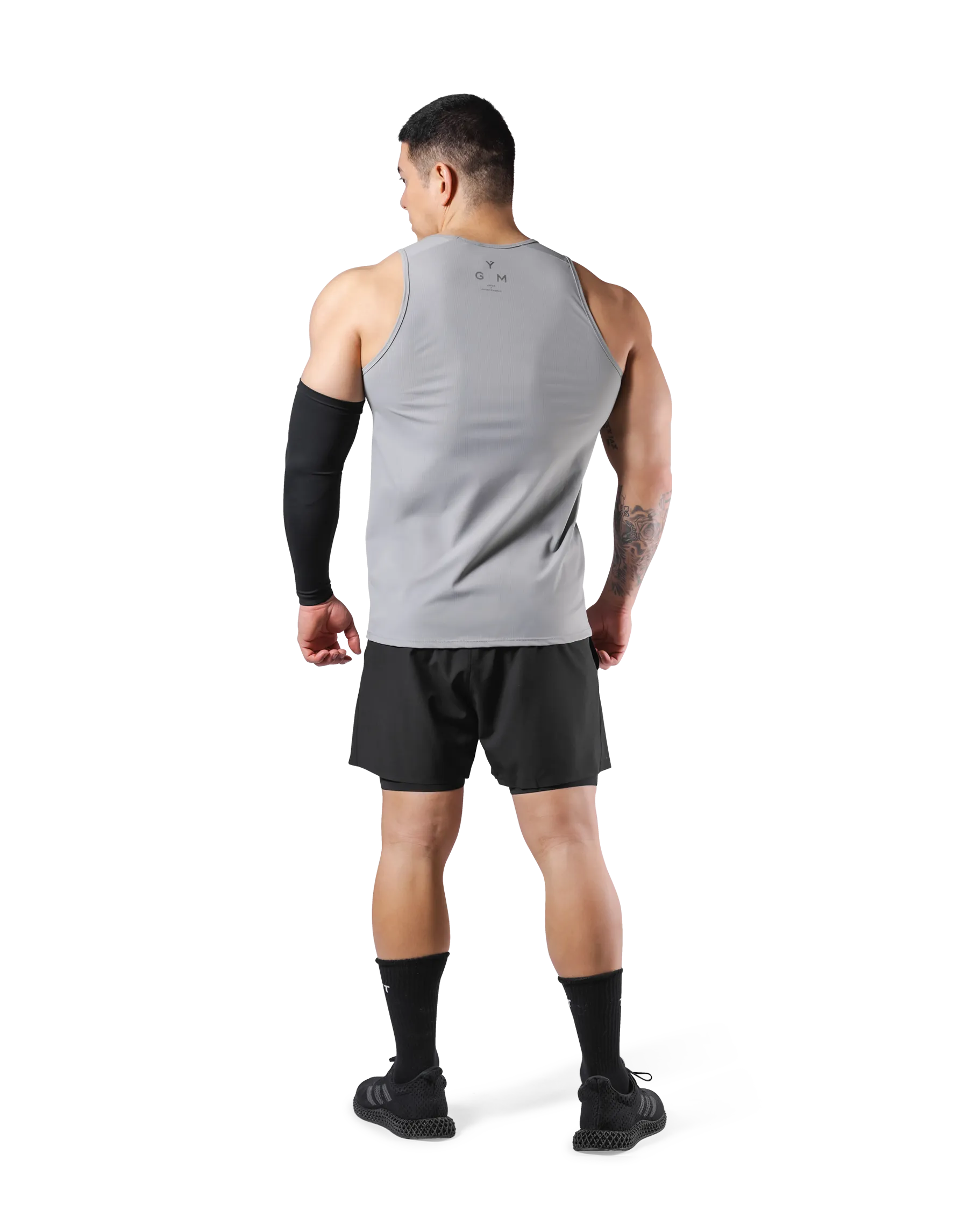 Waffle Stretch Standard Tanktop - Grey