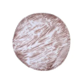 Wood Round Pestemal