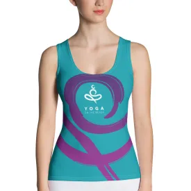 Yoga on the Beach (YOTB) - Teal - Sublimation Cut & Sew Tank Top