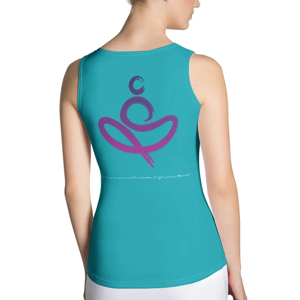 Yoga on the Beach (YOTB) - Teal - Sublimation Cut & Sew Tank Top